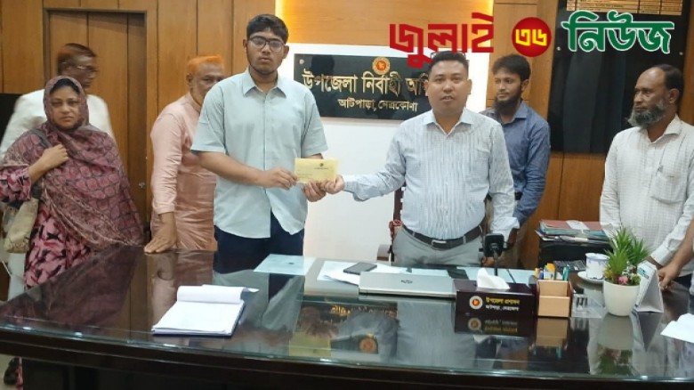 আটপাড়া উপজেলার উপজেলা নির্বাহী কর্মকর্তা (ইউএনও) রুয়েল সাংমার।