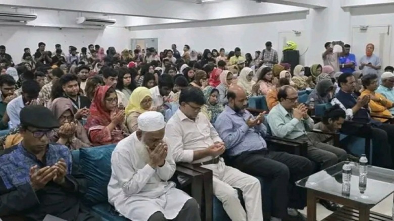 শান্ত-মারিয়াম বিশ্ববিদ্যালয়ে মাইলস্টোন দুর্ঘটনায় শোকসভা ও দোয়া মাহফিল